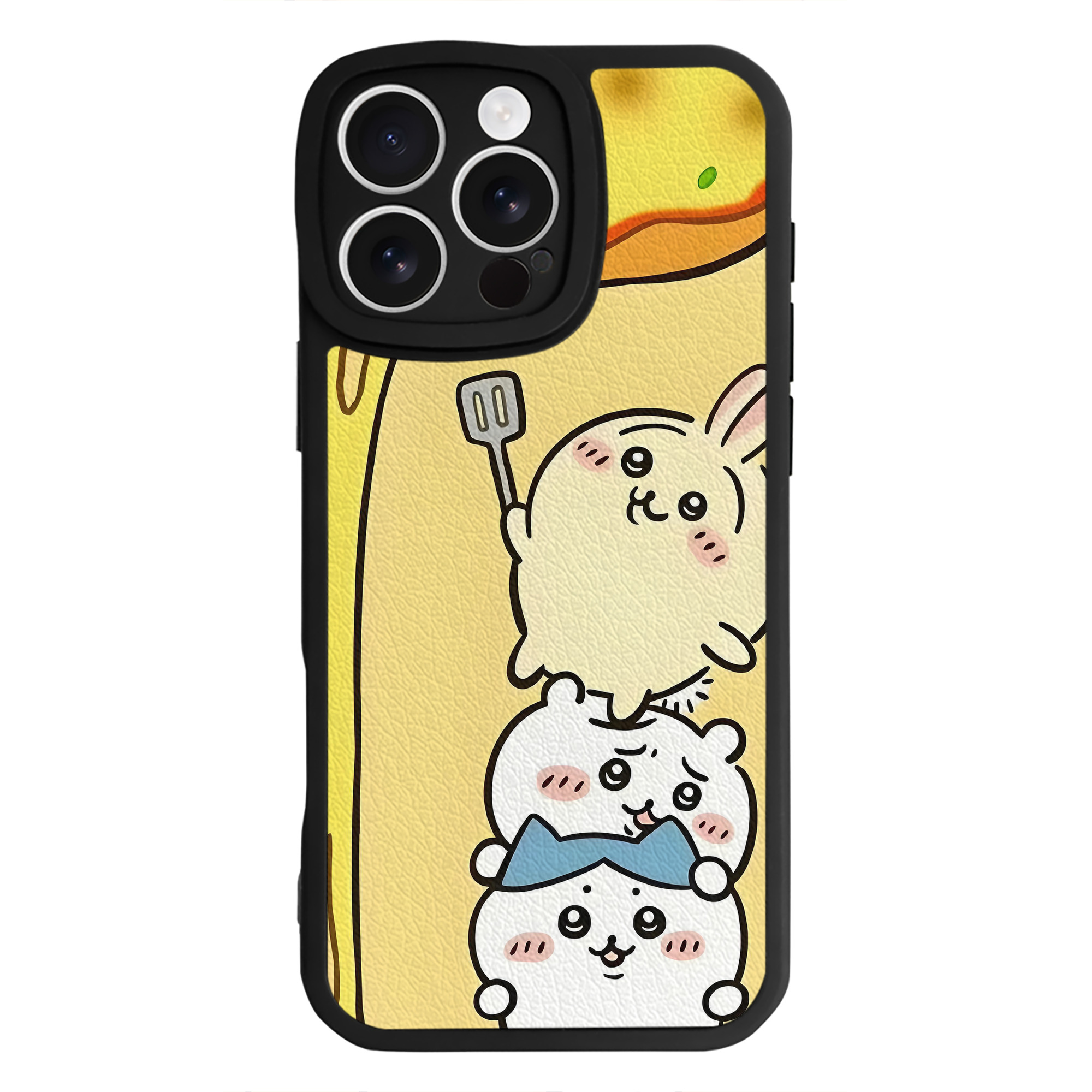 （画像用） ちいかわ Chii-kawa 【iPhone 16シリーズ対応】シリコンスマホケース（レザー調） 材質：シリコン